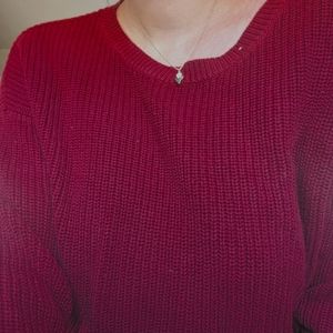 woman's Red sweater